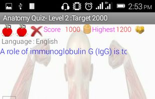 Anatomy Quiz screenshot 1