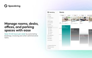 Manage rooms, desks, offices, and parking spaces with ease