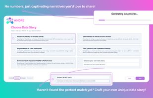 ANDRE Step 2 : Generated Data Stories 