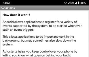 Android Autostarts screenshot 2