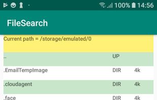 Android File Search screenshot 1