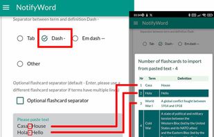 Android Flashcards screenshot 1