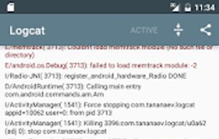Android Logcat (no root) screenshot 1