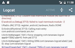 Android Logcat (no root) screenshot 1