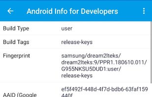 Android System Info screenshot 1