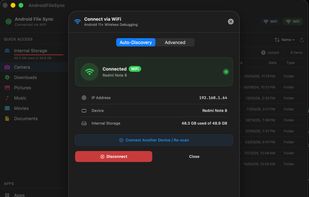 AndroidFileSync screenshot 2