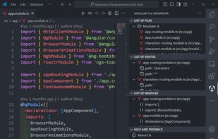 Angular File Generator screenshot 1
