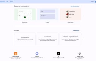 Angular Material screenshot 1