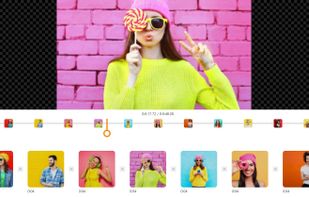 Add multiple video and photo clips