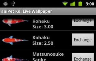 aniPet Koi Live Wallpaper screenshot 3