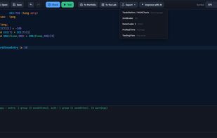 AQ Editor: export to TradeStation, AmiBroker, MT5, ProRealTime and TradingView