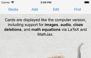 AnkiMobile screenshot 1