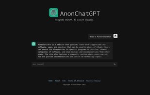 AnonChatGPT screenshot 1