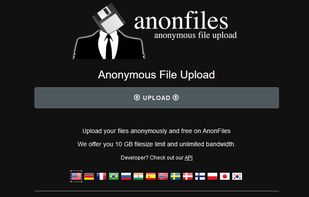 AnonFiles.com screenshot 1