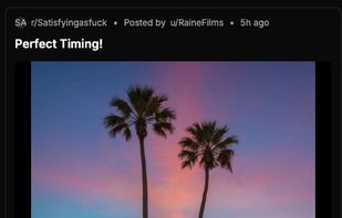 Homepage Mobile Dark theme
