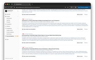 Recommendations