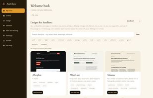 Client dashboard
