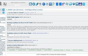 Anti-Spam SMTP Proxy Server screenshot 1