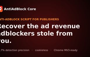 AntiAdBlock Core screenshot 1