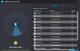 AntiRansomware screenshot 2