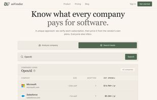 Find the companies paying your competitor