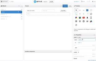 Anvil.works screenshot 1