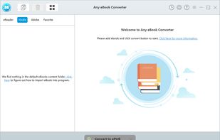 Main interface of Any eBook Converter
