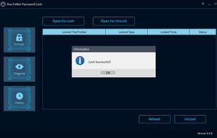 Any Folder Password Lock screenshot 1
