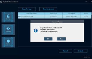 Any Folder Password Lock screenshot 2