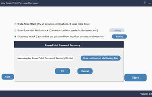 Any PowerPoint Password Recovery screenshot 2