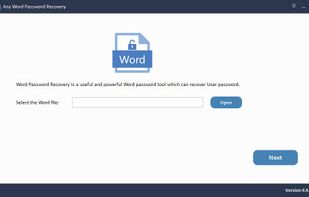 Any Word Password Recovery screenshot 2