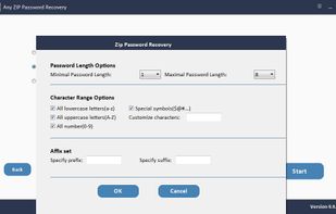 Any ZIP Password Recovery screenshot 2