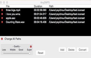 Any2MP3 screenshot 1