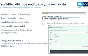 Anyblock JSON-RPC Node API screenshot 1