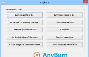AnyBurn screenshot 1