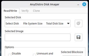AnyDistro-Disk-Imager screenshot 1