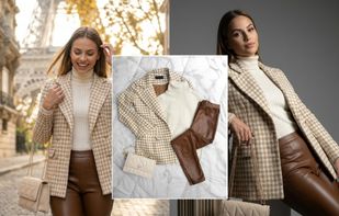 Flat-lay to custom model