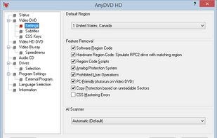 AnyDVD screenshot 1