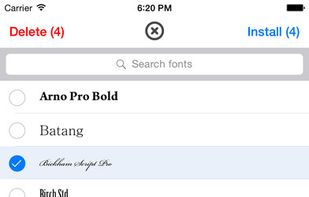 AnyFont screenshot 1