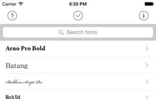AnyFont screenshot 1