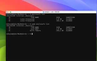 anylinuxfs screenshot 1