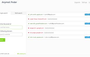AnyMailFinder.com screenshot 1