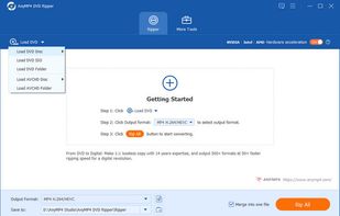 AnyMP4 DVD Ripper screenshot 1