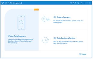 AnyMP4 iPhone Data  Recovery screenshot 1