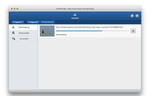 AnyMP4 Mac Video Downloader screenshot 1