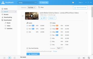 AnyMusic screenshot 2