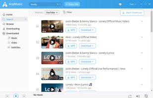 AnyMusic screenshot 1