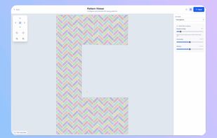 Customise patterns and layouts for your exact room