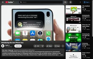 A YouTube video playing through AnyProxy's free web proxy