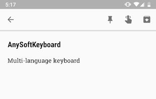 AnySoftKeyboard screenshot 1